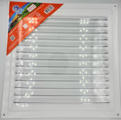 Решетка металлическая 300х300 белая